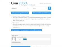 Tablet Screenshot of cornpedia.net